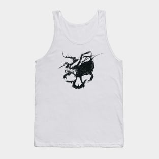 Skull art Tank Top